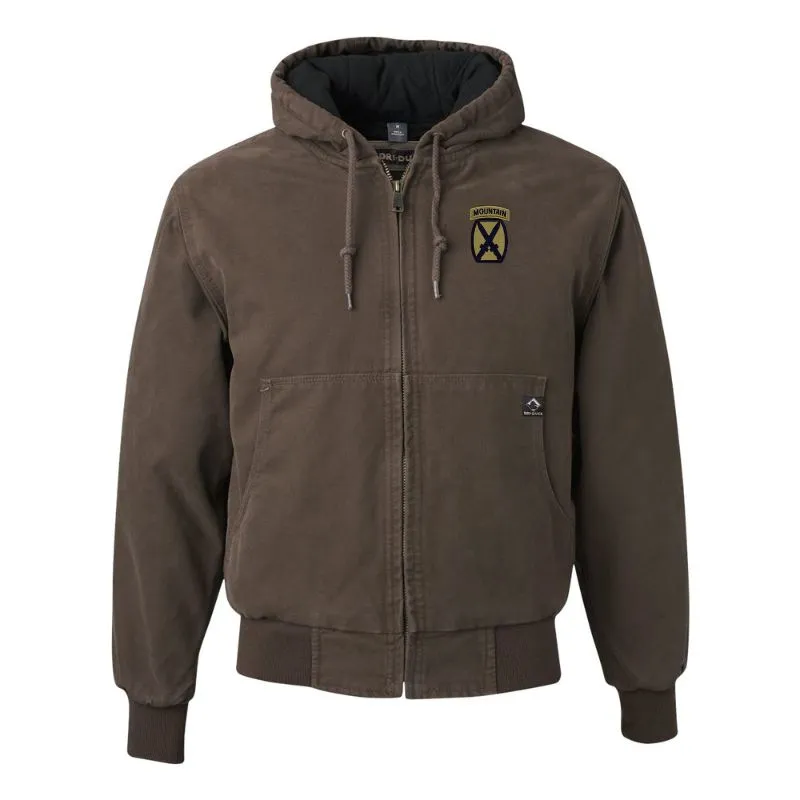 10th Mountain DRI-DUCK Hooded Work Wear Jacket