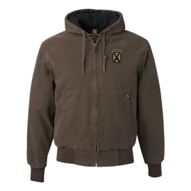 10th Mountain DRI-DUCK Hooded Work Wear Jacket