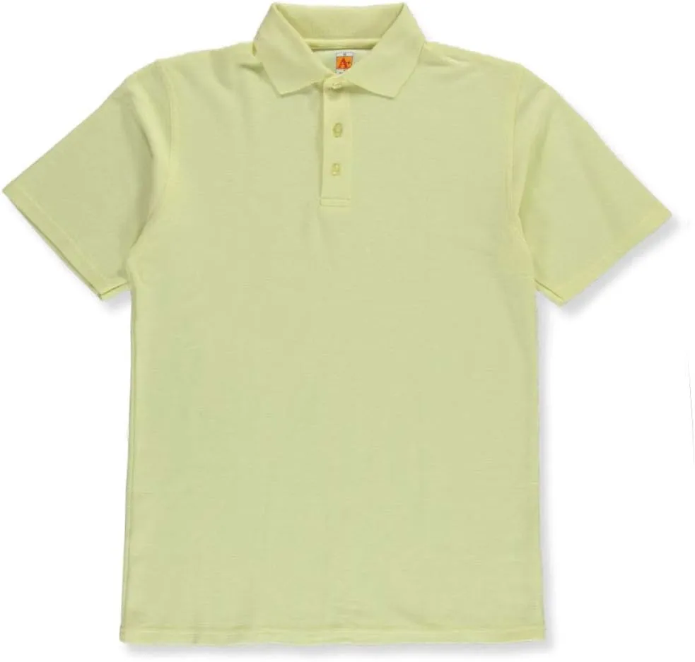 A  Adult School Uniform 3 Button Polo