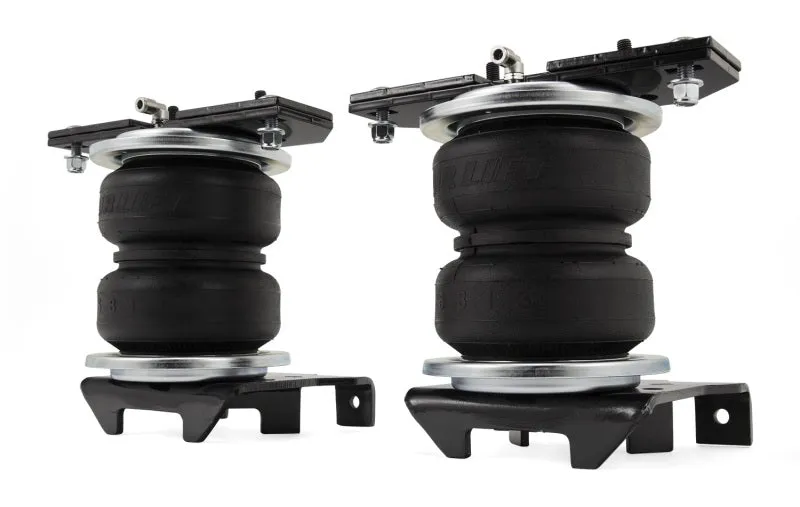 Air Lift Loadlifter 5000 Rear Air Spring Kit - 5000 lb Capacity - Black Powder Coat Brackets - Dodge Ram Fullsize Truck 2011-18