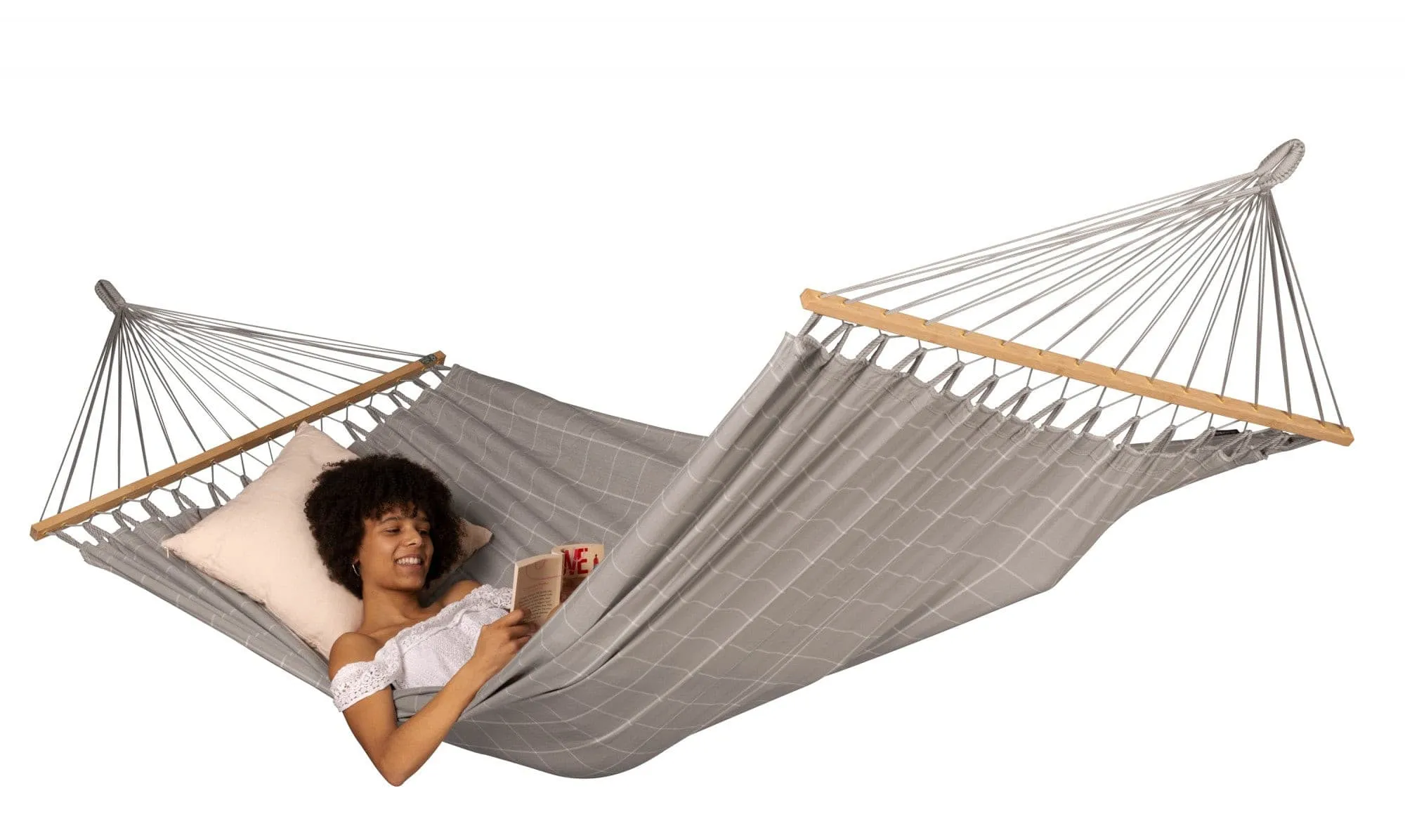 Alisio Almond - Weather-Resistant Double Spreader Bar Hammock
