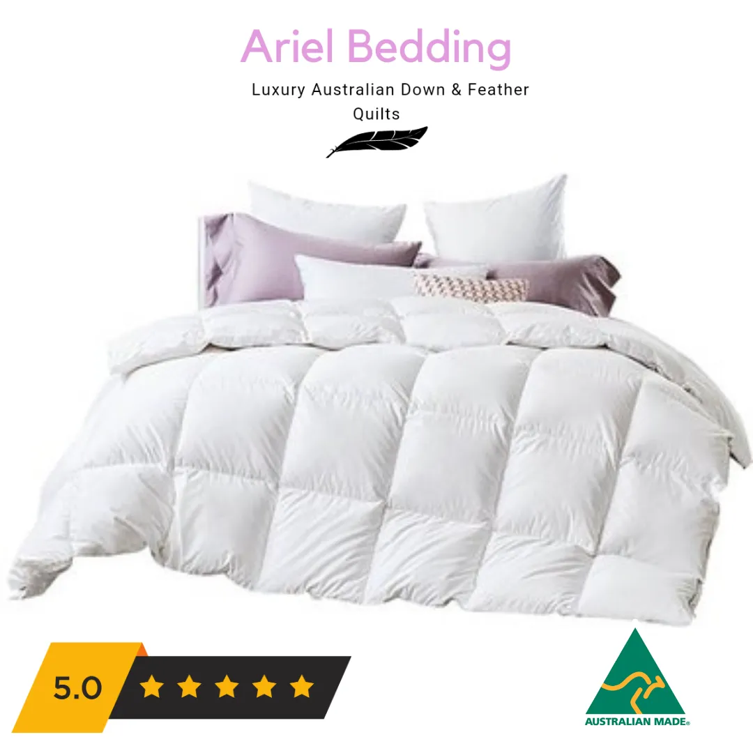 Ariel Bedding 80% Goose ALL Seasons Quilt (2 in 1)