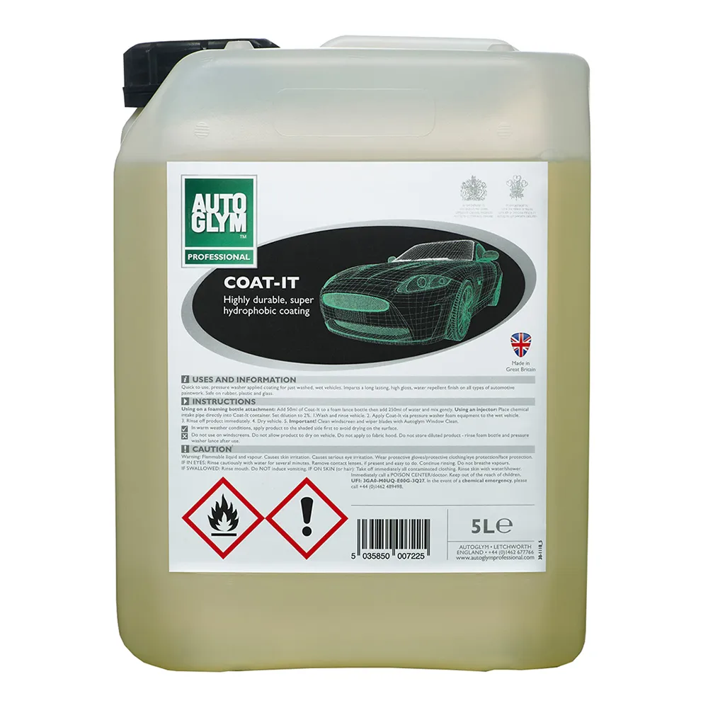 Autoglym Coat It 5L - Durable Hydrophobic Coating