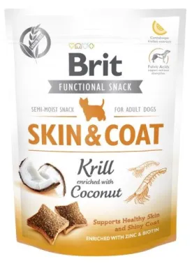 Brit Functional Snack Skin&Coat Krill  - Dog Treat - 150G