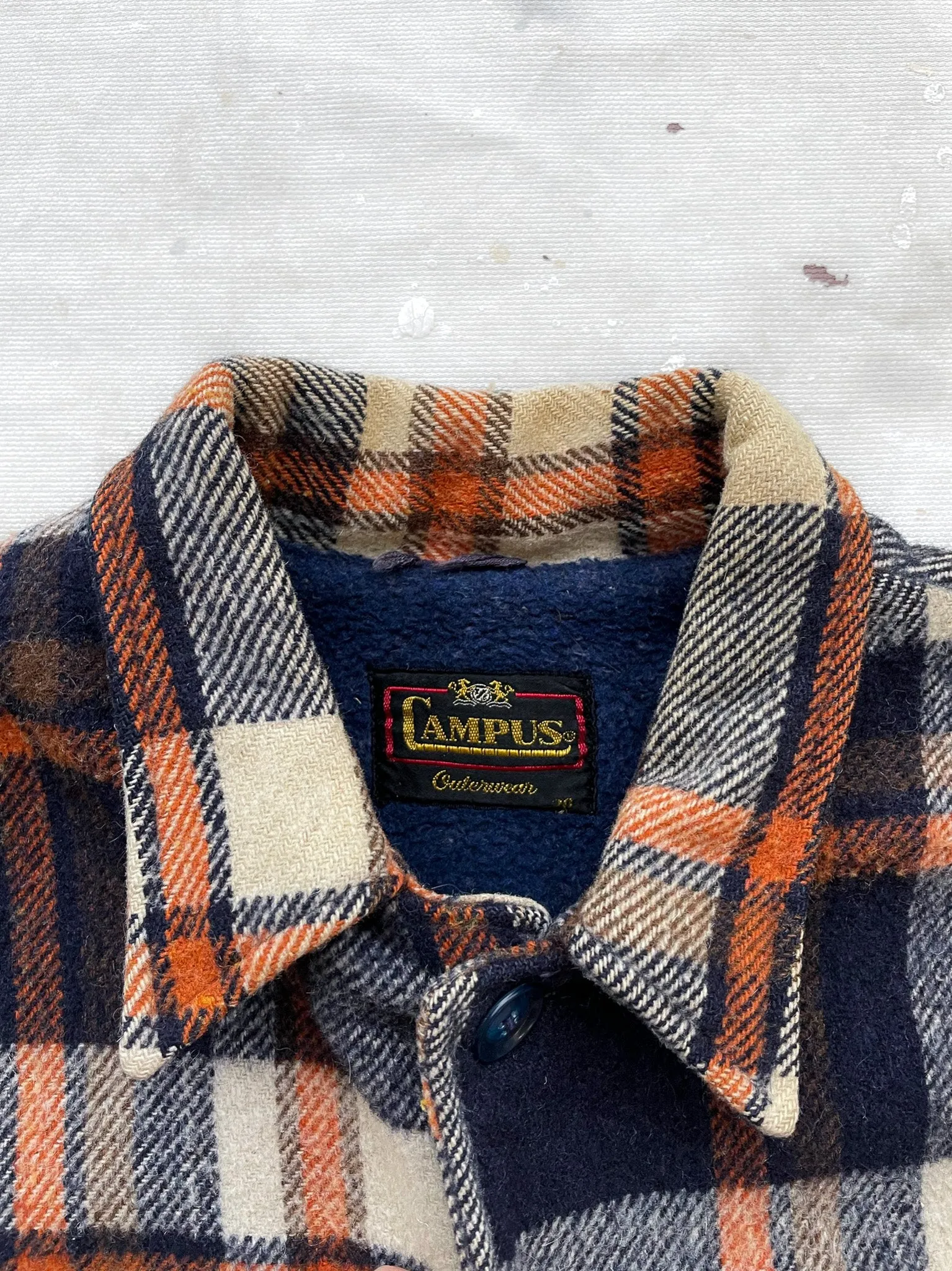 Campus Heavyweight Lined Wool Jacket—[S/M]