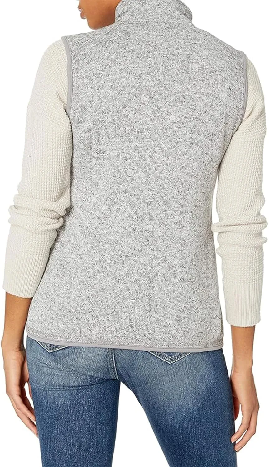 Charles River Apparel Women's Pacific Heathered Sweater Fleece Vest
