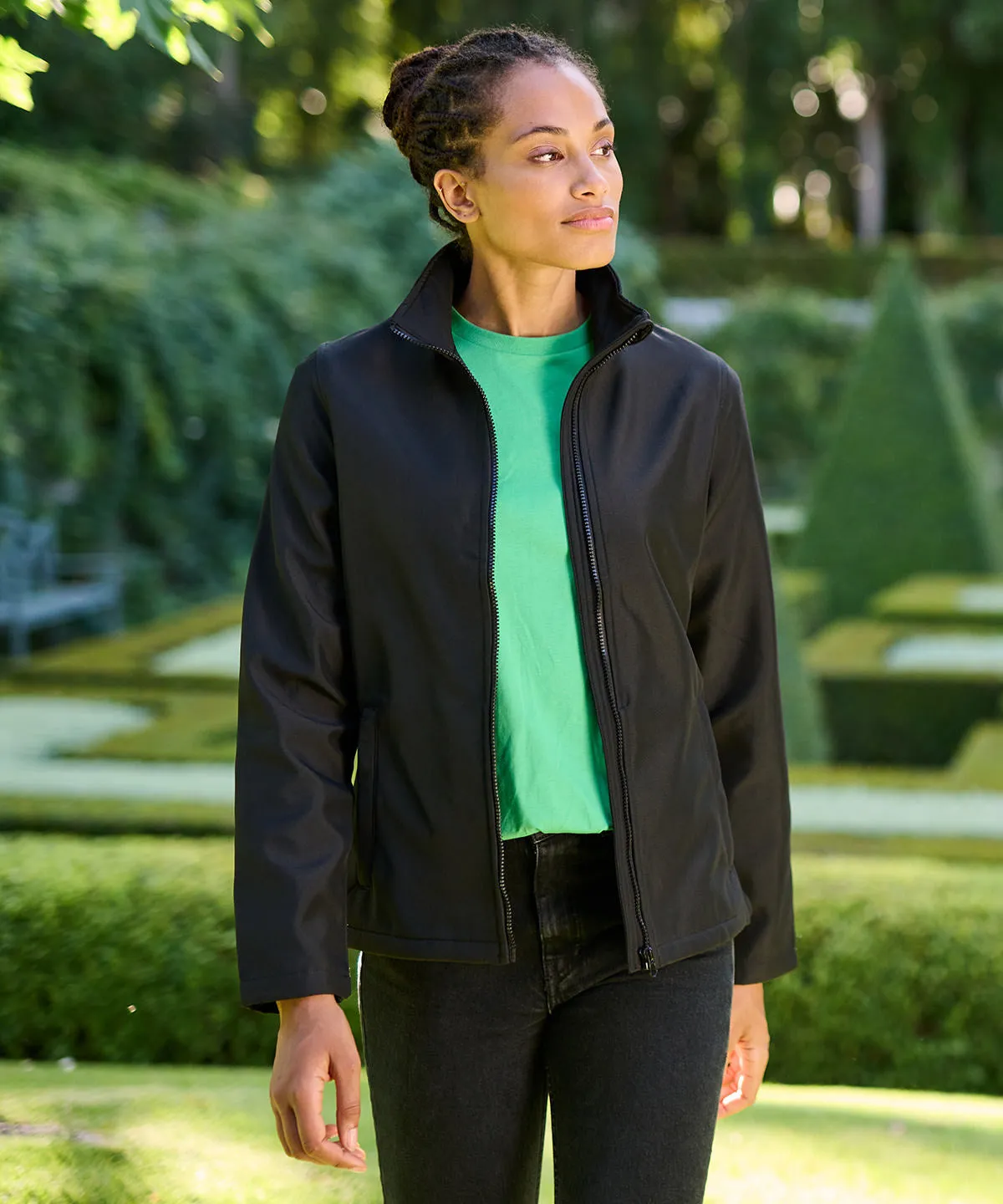 Classic Red/Black - Women's Ablaze printable softshell
