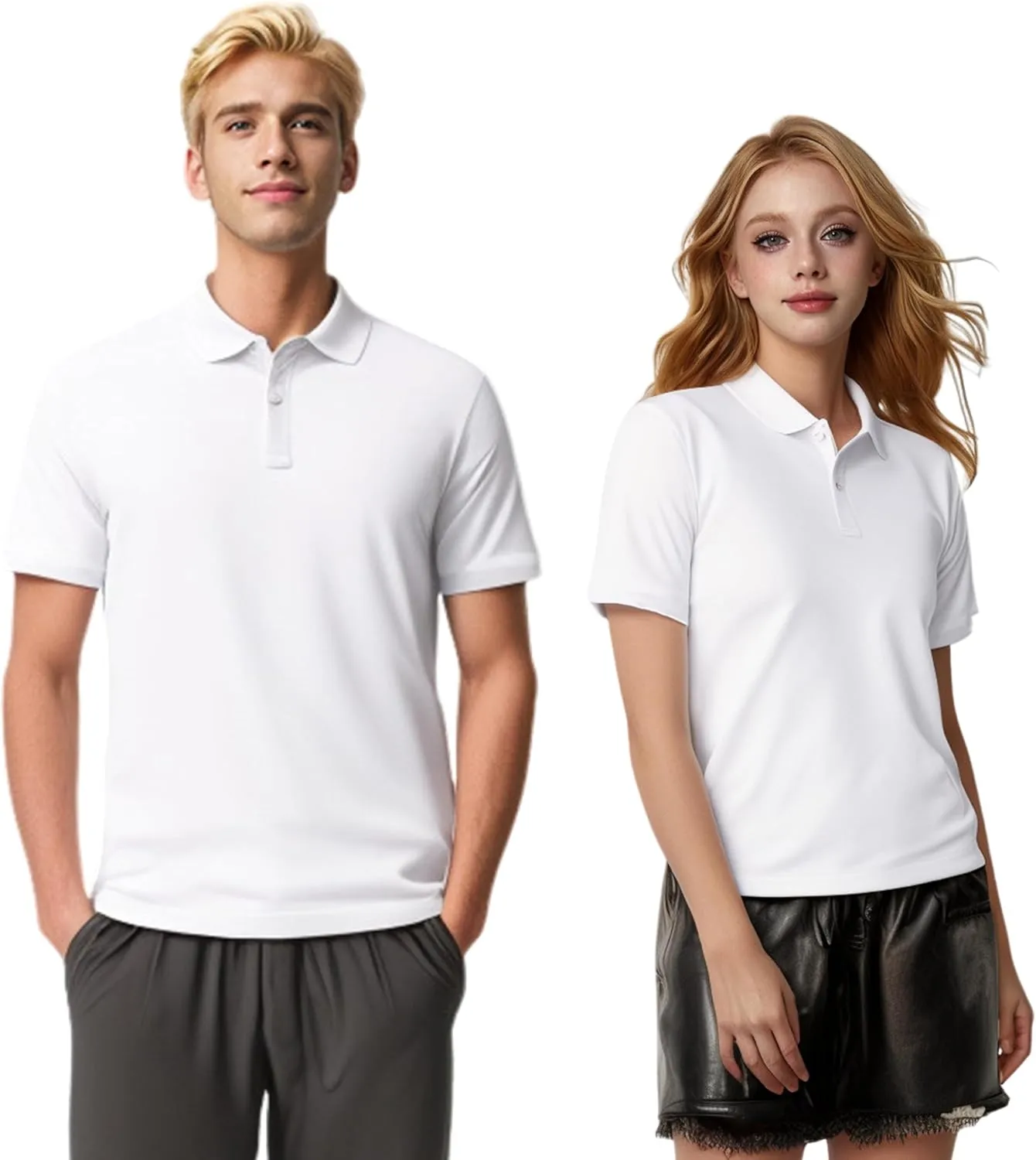 Custom Polo Shirts for Men Design Your Own Golf Jersey Personalized Print/Embroidered Text