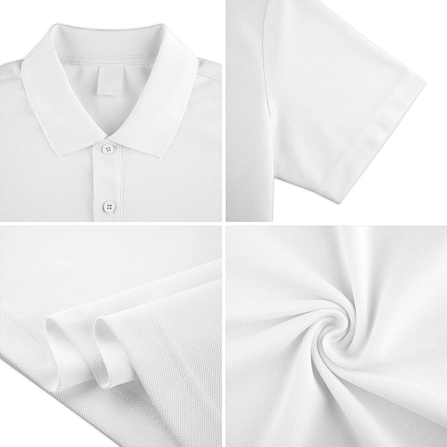 Custom Polo Shirts for Men Design Your Own Golf Jersey Personalized Print/Embroidered Text