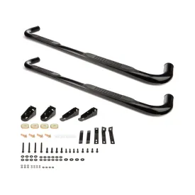 Dee Zee 3" OD Step Bars Steel Black Powder Coat Quad Cab - Dodge Fullsize Truck 2002-08