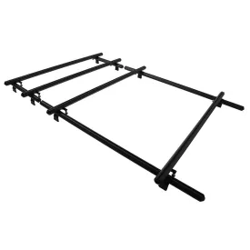 Dee Zee Hex Series Roof Rack - 2 Piece Rack - 24" Rear Rack - 60" Front Rack - Steel - Black Powder Coat
