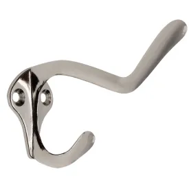 Designers Impressions Satin Nickel Light Duty Coat & Hat Hook: 57555