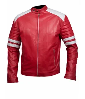 Fight Club Mayhem Leather Jacket