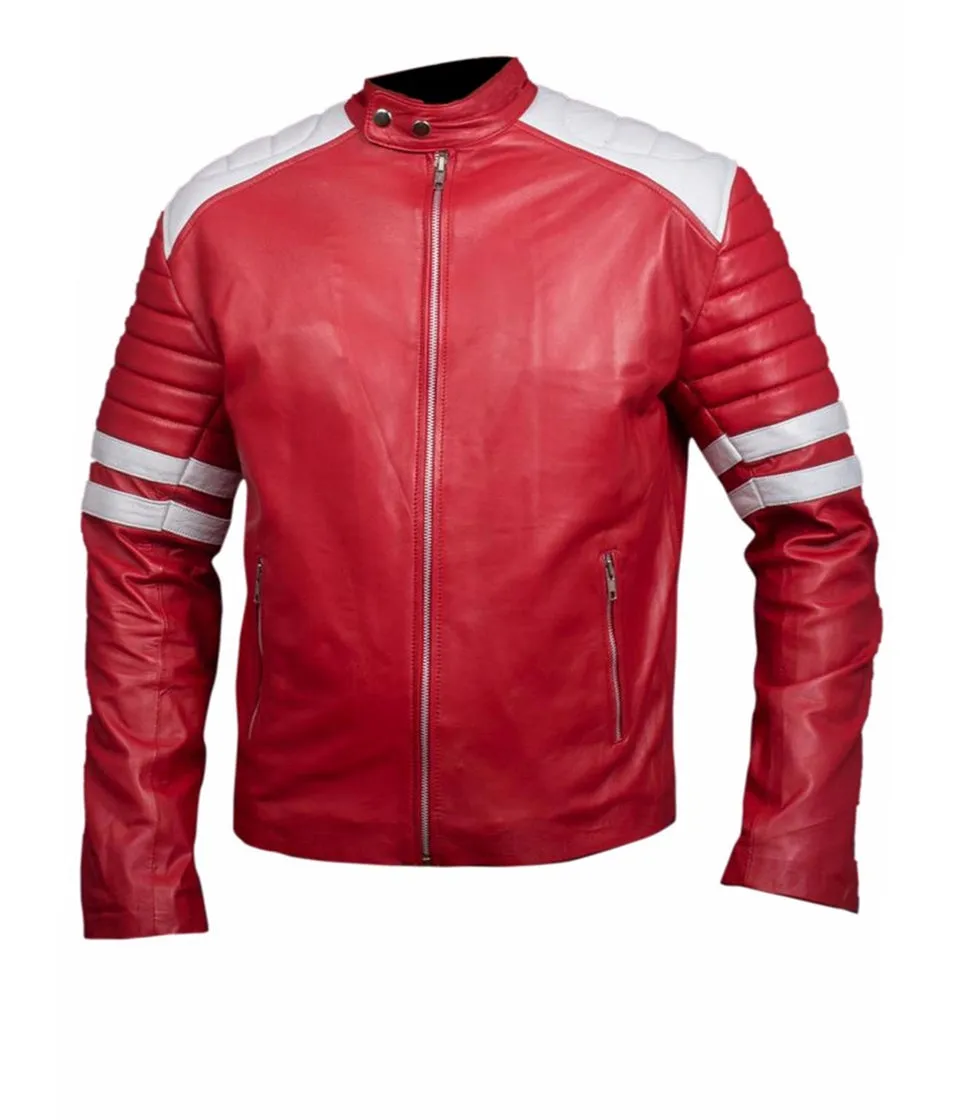 Fight Club Mayhem Leather Jacket