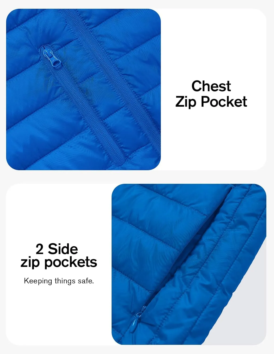 fit space Classic Puffer Jacket for Girl Boy Synthetic Down Jacket Lightweight Winter Warm Coat Padded Quilted Zip-Off Hood