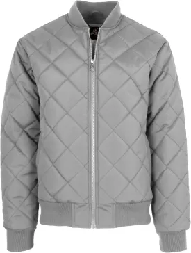 Galaxy by Harvic Men's Heavyweight Dimond Quilted Bomber Jacket Varsity Coat with Pockets (Sizes, S-2XL)