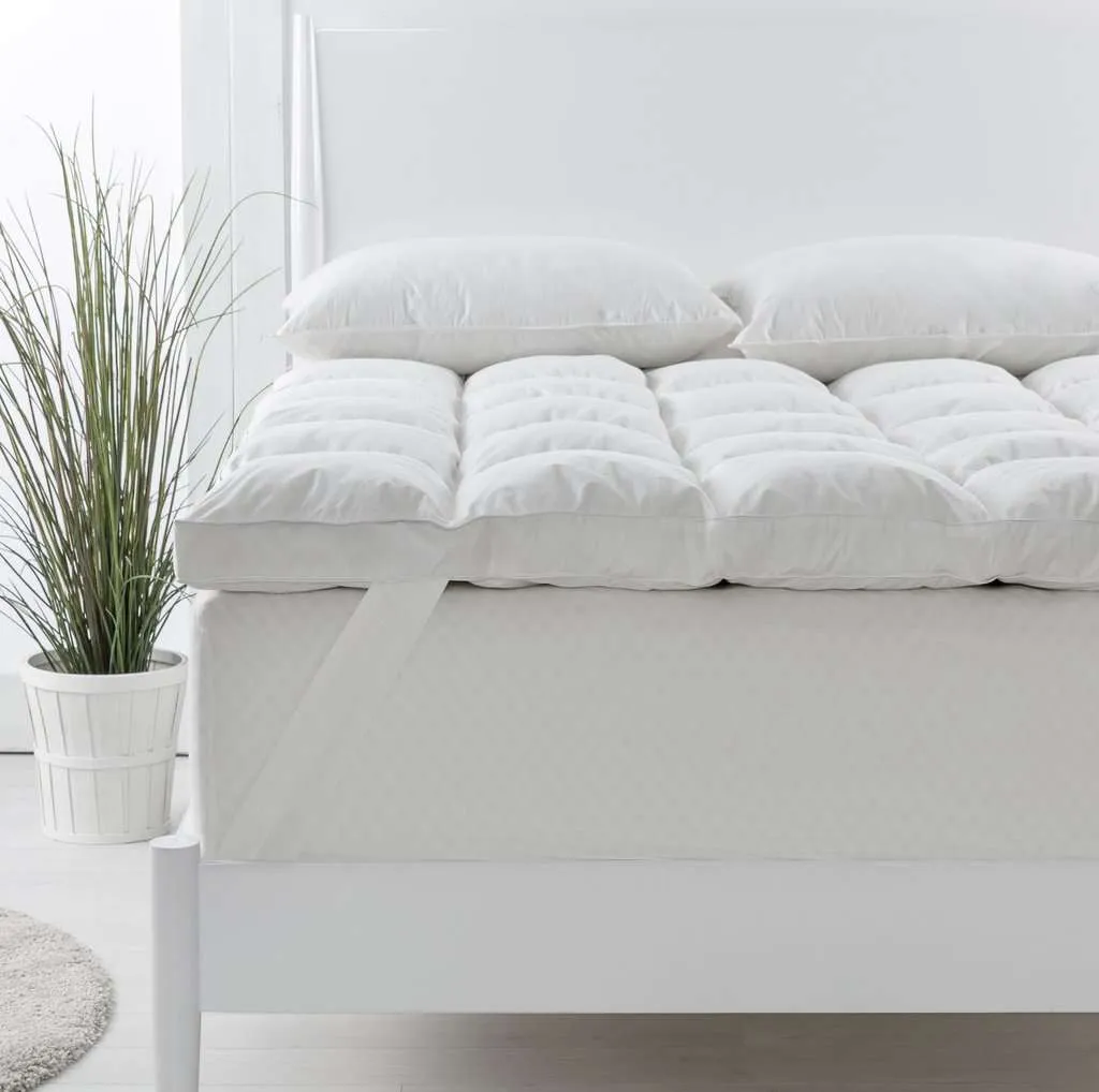 GRAND ATELIER LUXURY 25% DOWN 75% DUCK FEATHER MATTRESS TOPPER