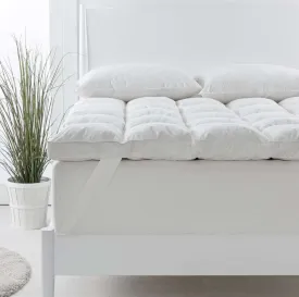 GRAND ATELIER LUXURY 25% DOWN 75% DUCK FEATHER MATTRESS TOPPER