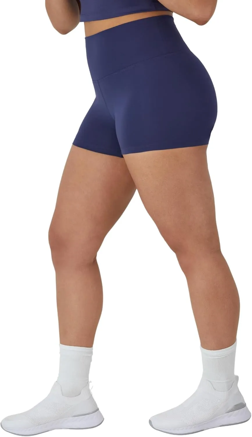 Hanes Women's Moves Bike, Soft & Stretchy Workout Shorts with Interior Pocket, Moisture-Wicking, 3 Or 7" Inseam