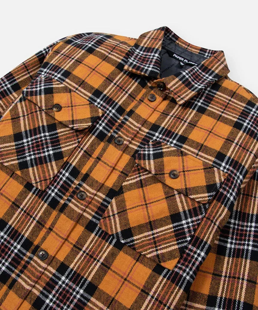 Heavy Flannel Field Shirt (Gold Plaid) - 300365