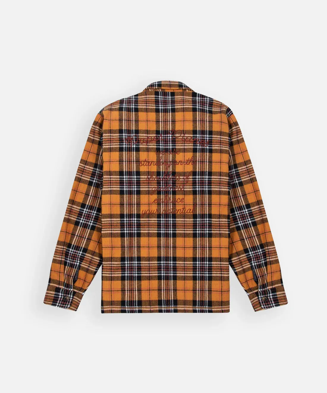 Heavy Flannel Field Shirt (Gold Plaid) - 300365