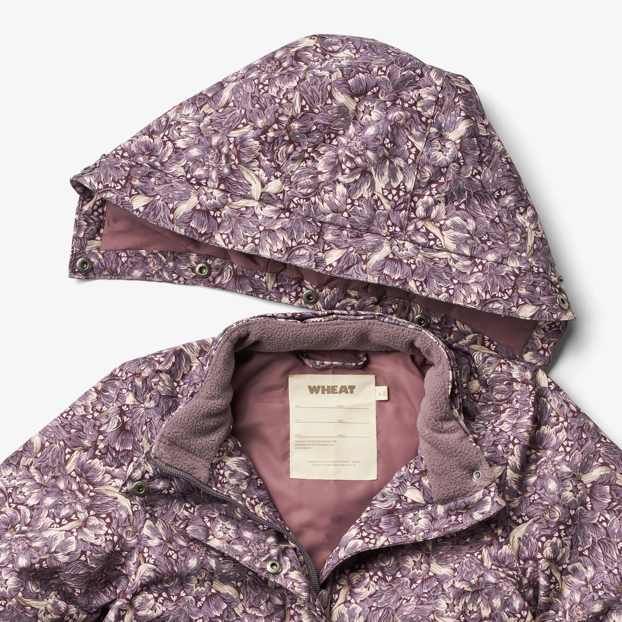 Jacket Tove Tech - purple tulips