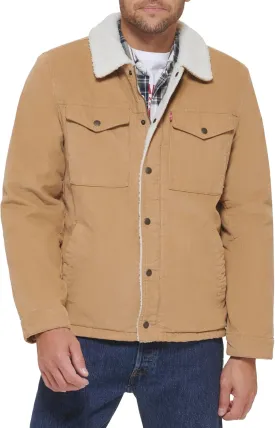 Levi's Men's Corduroy Sherpa Lined Trucker Jacket