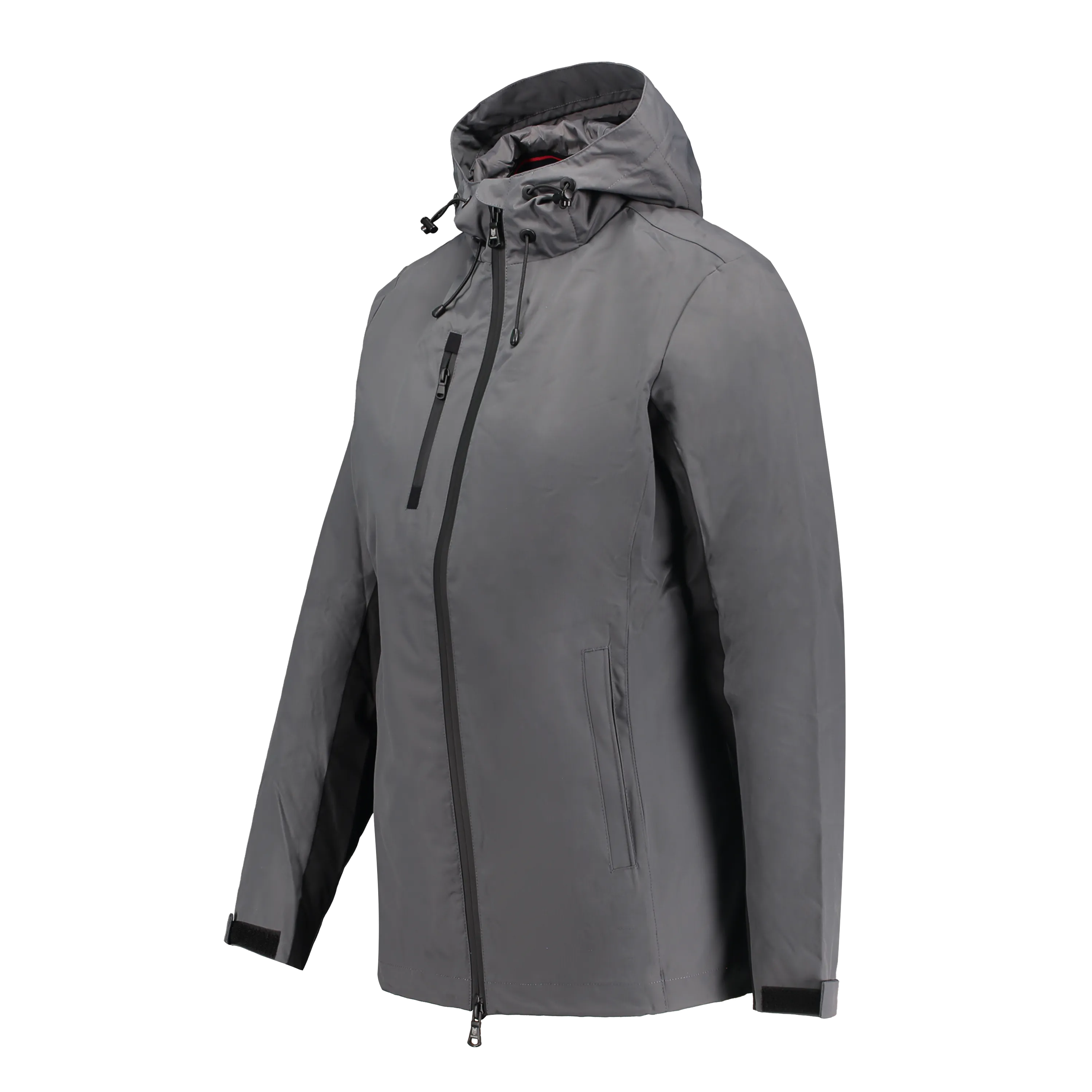 Lucia Grey/Black Women's Rain Jacket