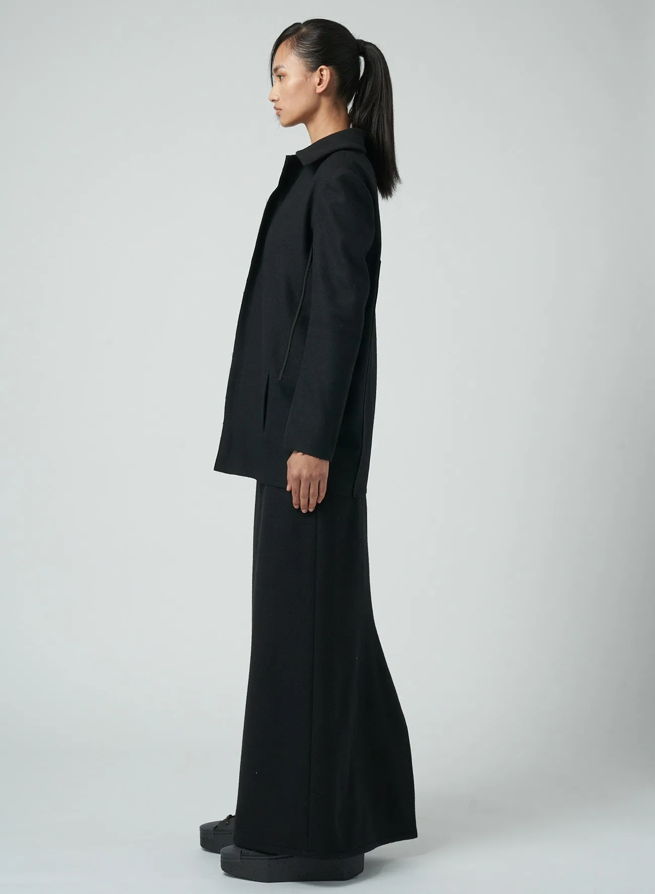 MELTON ZIP JACKET