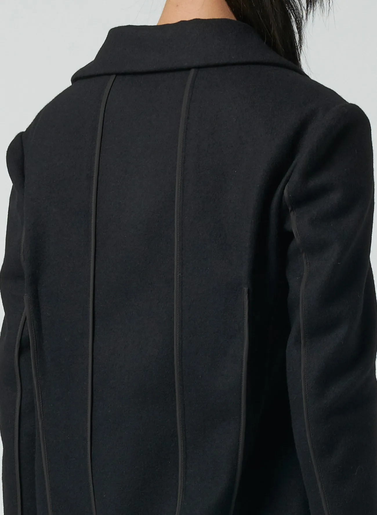 MELTON ZIP JACKET