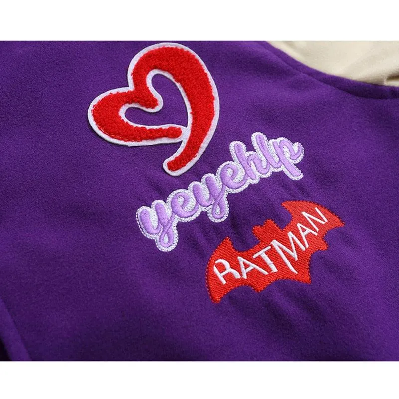 Men Angel Devil Purple Bomber