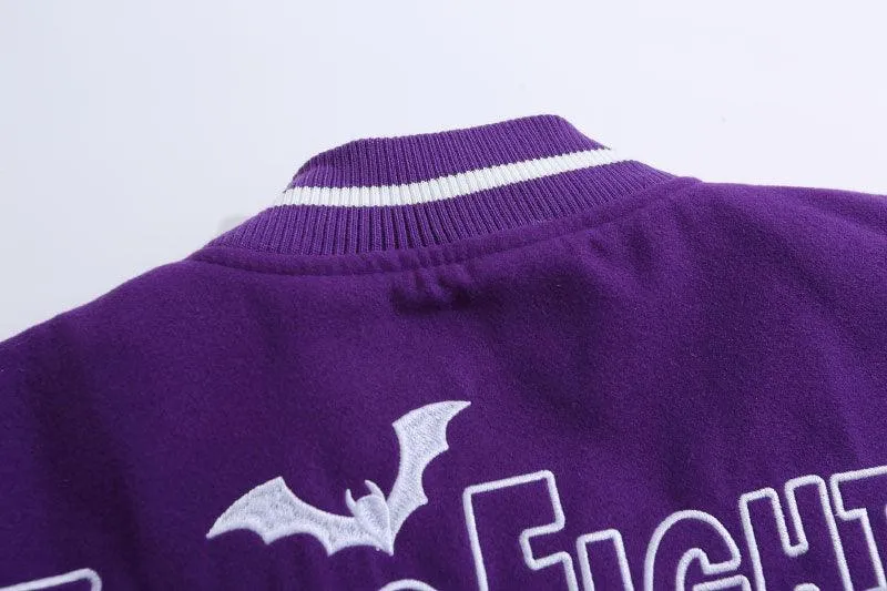 Men Angel Devil Purple Bomber