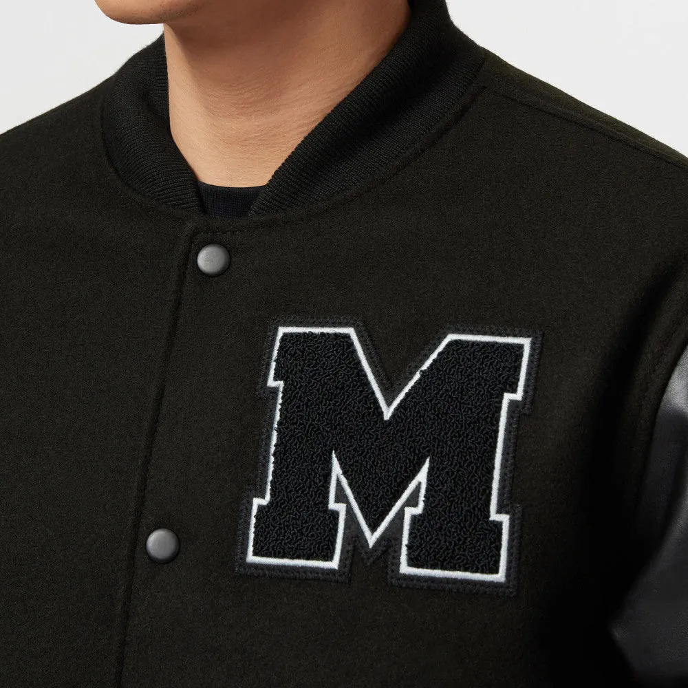 Mercedes Varsity Jacket, Black