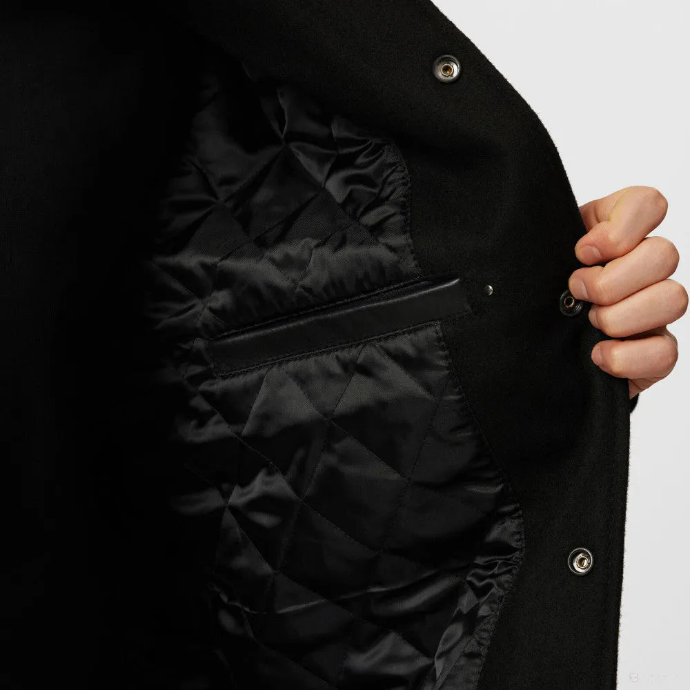 Mercedes Varsity Jacket, Black
