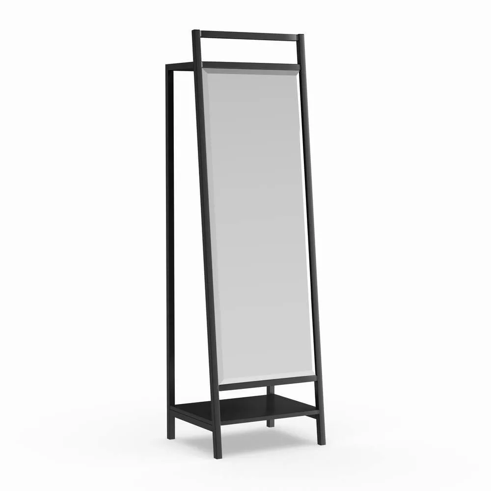 Multi-functional Mirror Stand with Hidden Coat and Shoe RacK