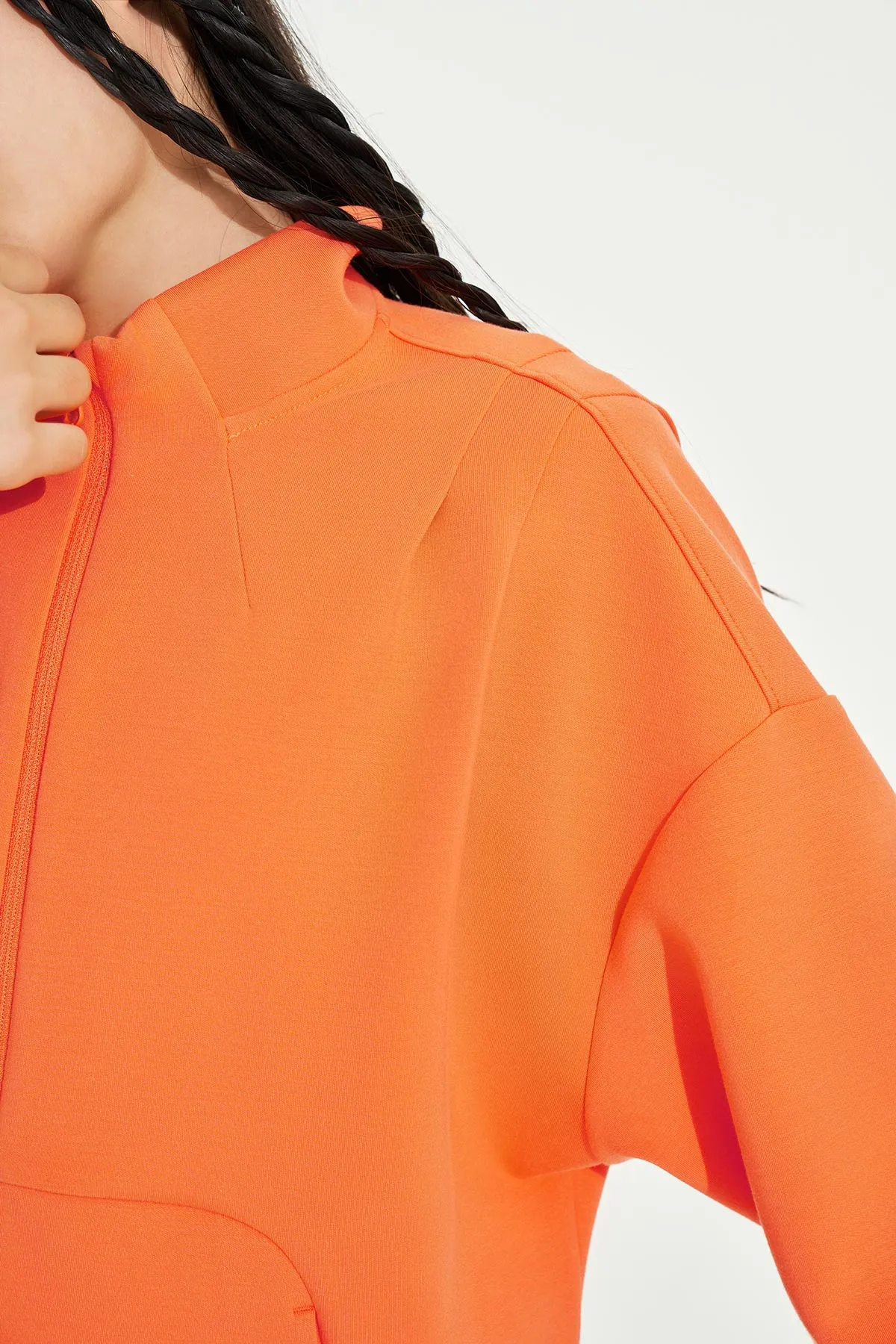 Neoprene Stand Collar Jacket