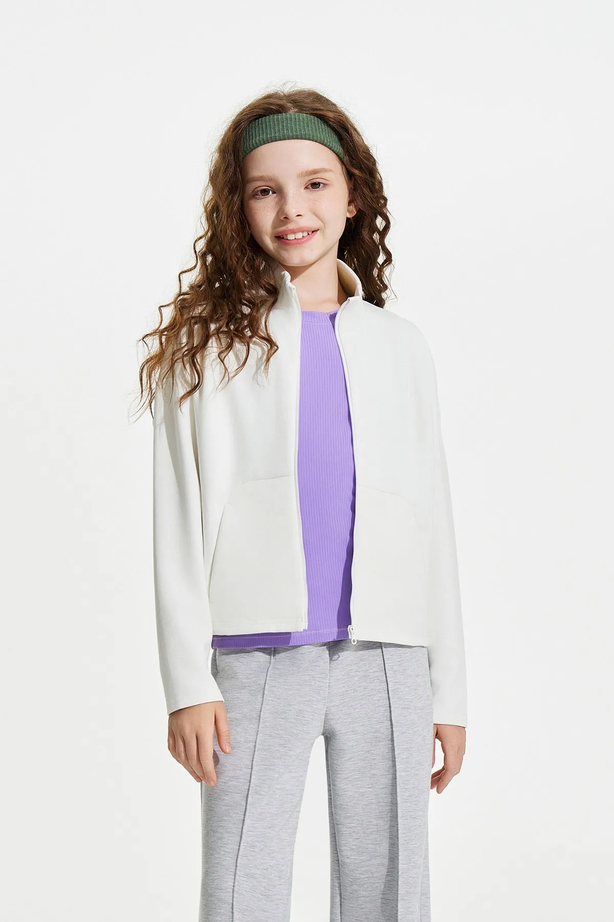 Neoprene Stand Collar Jacket