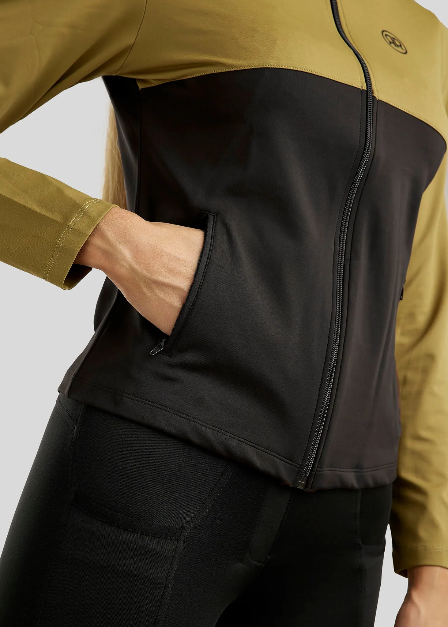 REBEL Block Colored Full Zip Jacket - Seagrass