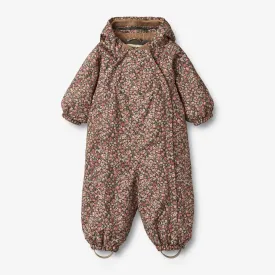 Snowsuit Adi Tech - raven wild flowers