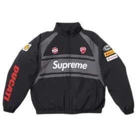 Supreme x Ducati Track Jacket 'Black'