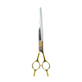 Tauro Pro Line Pro shear cutting scissors Janita Plungė line, for the right-handed, 440c stainless steel, golden handles