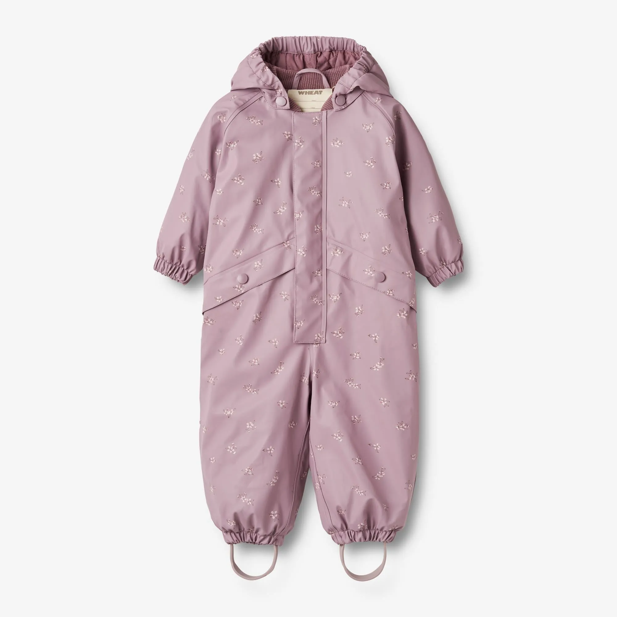 Thermo Rainsuit Aiko | Baby - soft lilac flowers