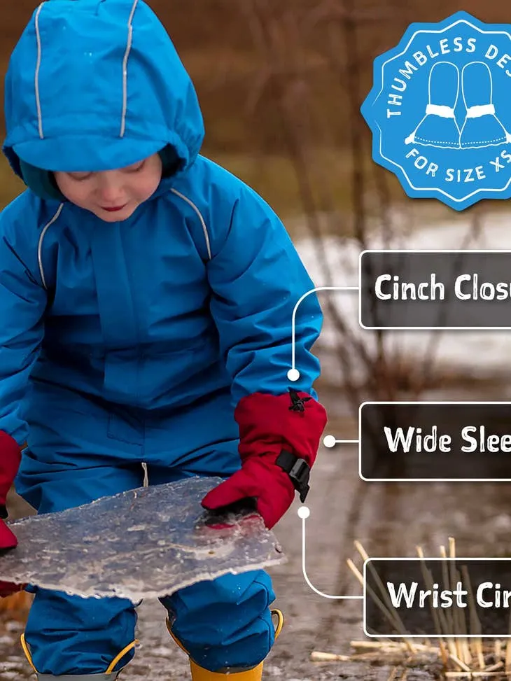 Toasty-Dry Waterproof Snow Mitten: Wildberry
