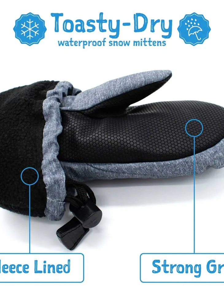 Toasty-Dry Waterproof Snow Mitten: Wildberry