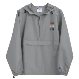 USA for RFK Embroidered Champion Packable Jacket