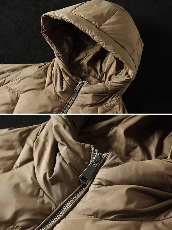 Vintage Loose Keep Warm Hooded Down Coat