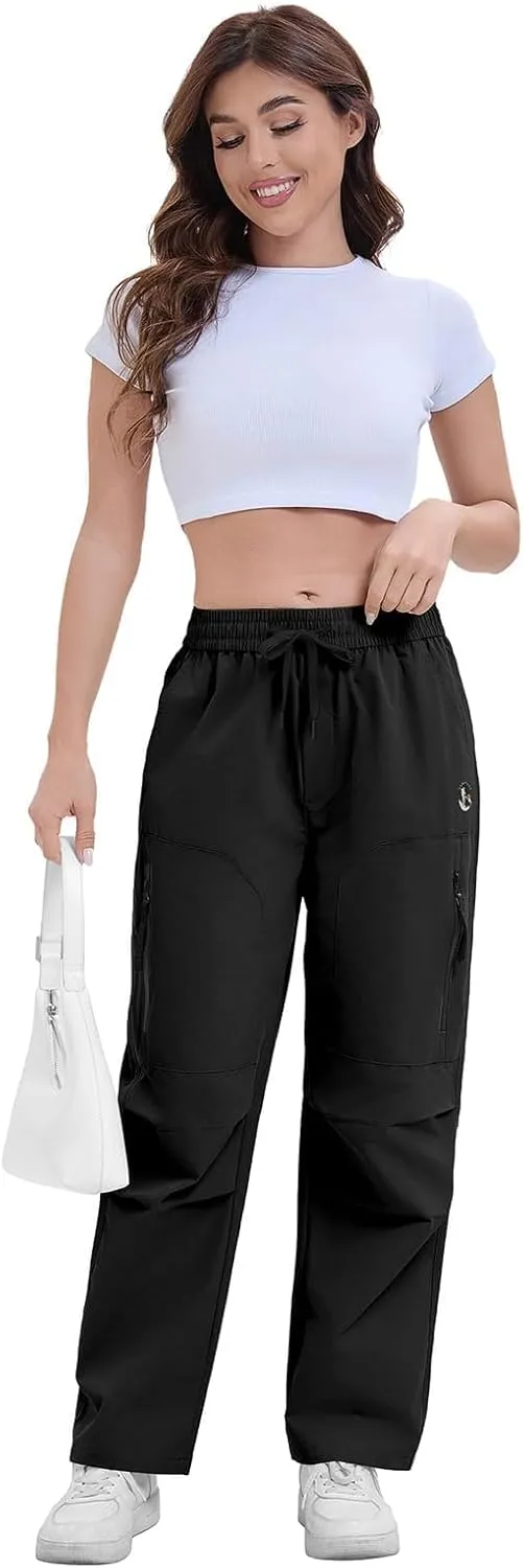 Women's Hiking Pants Quick Dry Lightweight Baggy Cargo Pants, Perfect for Outdoor Sports and Casual Daily Wear