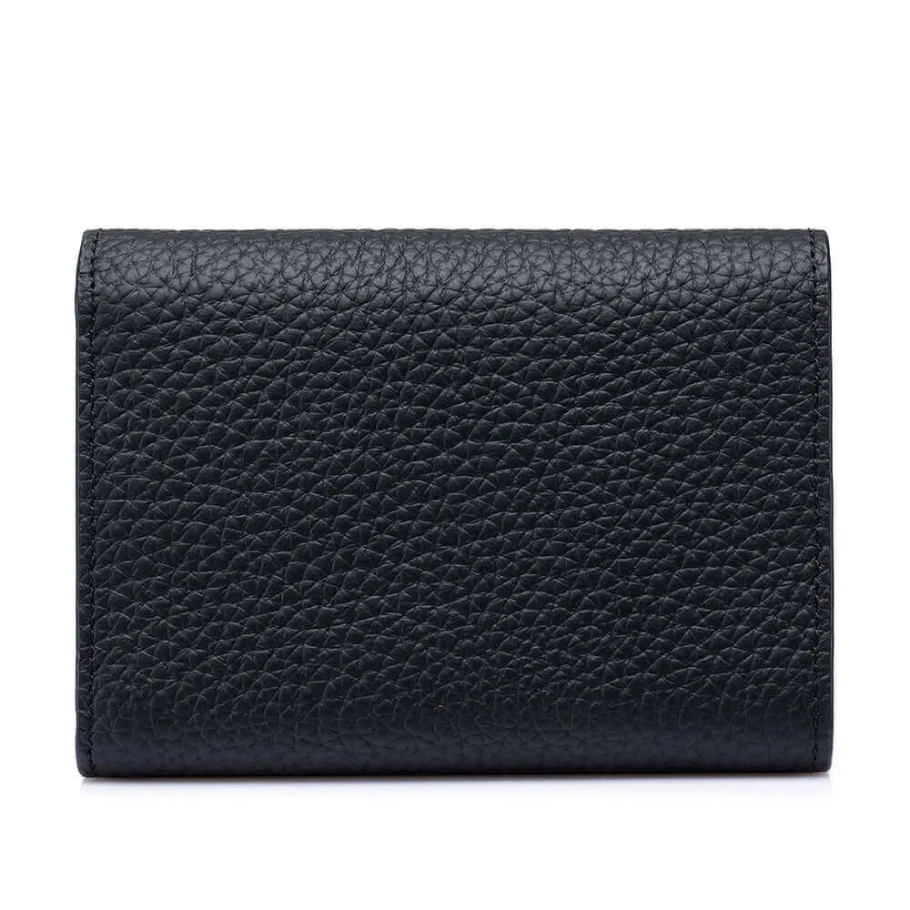 Women's Leather Trifold Envelope Wallet - Stylish & Functional