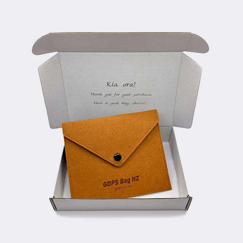 Women's Leather Trifold Envelope Wallet - Stylish & Functional