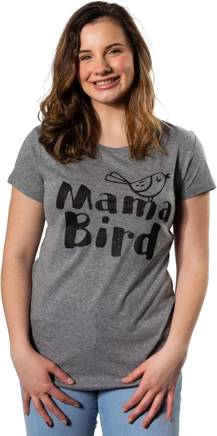 Womens Mama Duck T Shirt Cute Bird mom Gift for Pet Owner or Lover
